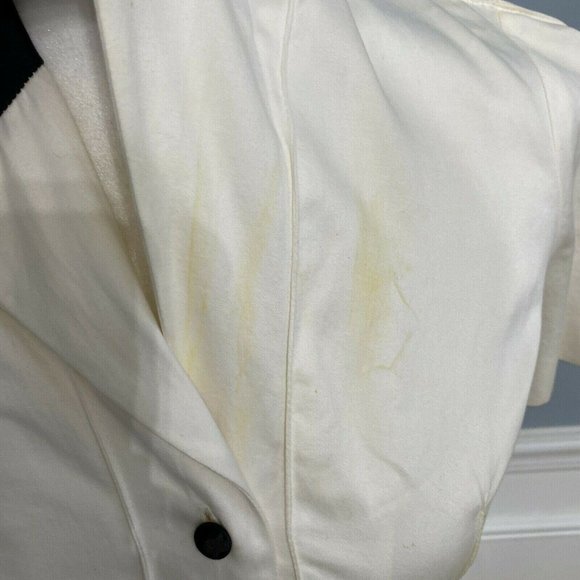 Vintage Fendi Dress Pinup Vintage Pockets White Pleated Collared 6 - Picture 9 of 11